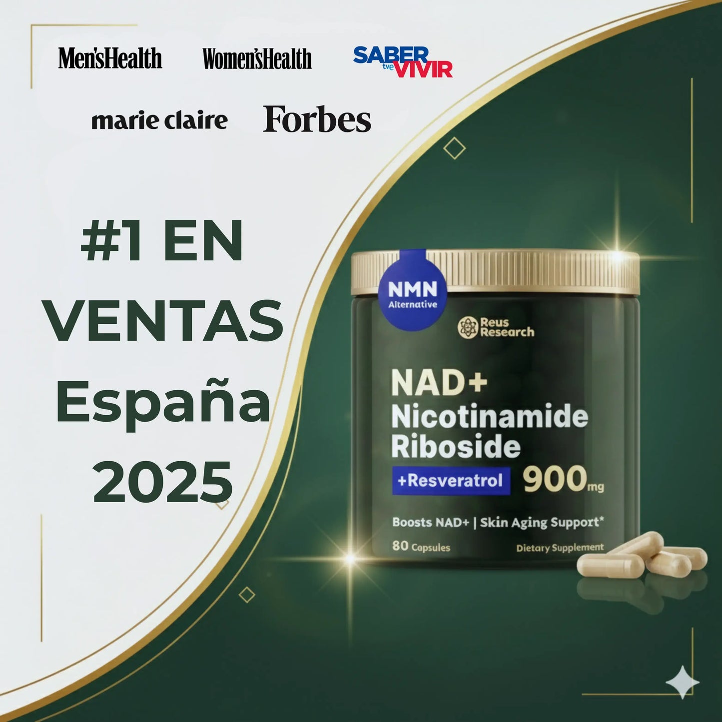Regenera Tu Piel Desde Dentro con NAD+ Premium