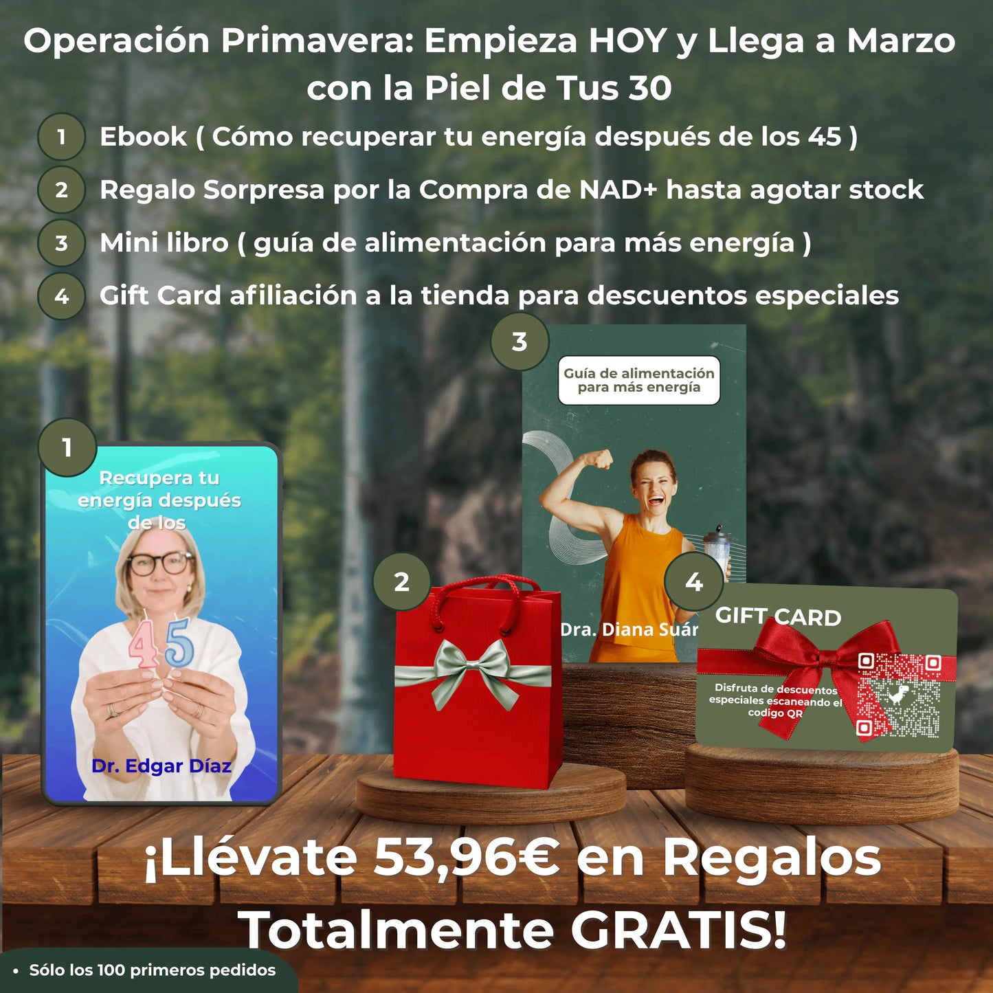 Rejuvenece Tu Piel Desde Dentro | NAD+ 900mg + Resveratrol