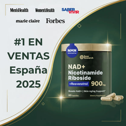 Rejuvenece Tu Piel Desde Dentro | NAD+ 900mg + Resveratrol