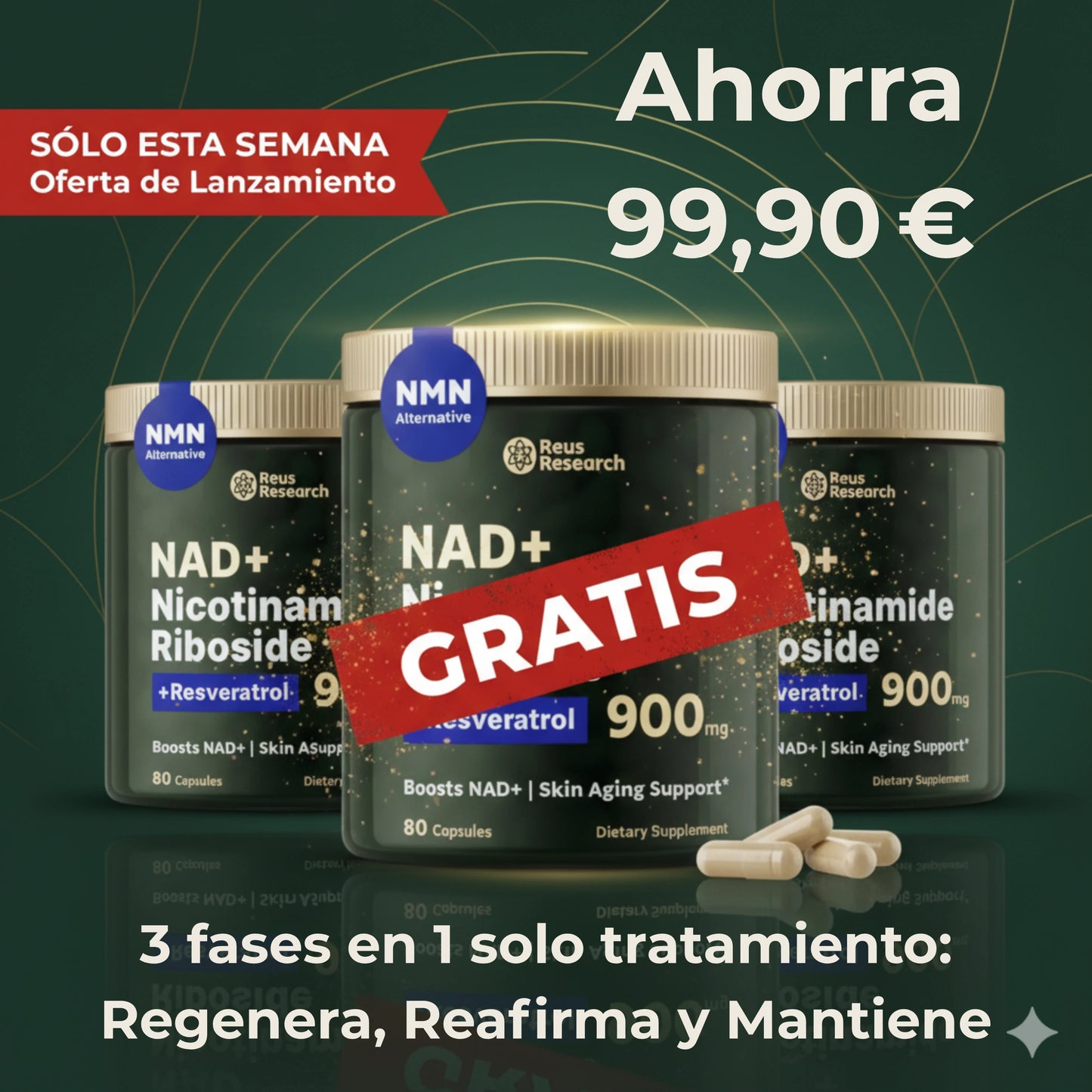 Regenera Tu Piel Desde Dentro con NAD+ Premium