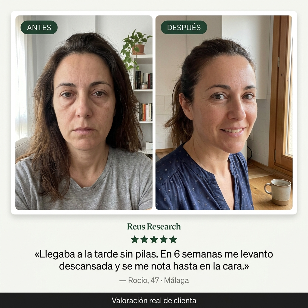 Antes y después: más descansada y con energía en 6 semanas