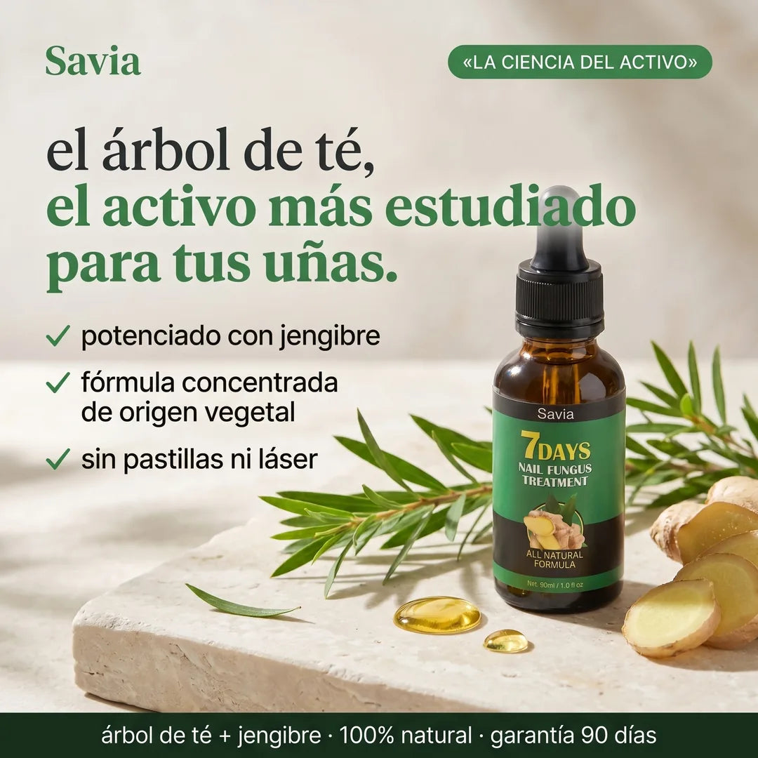 Árbol de té y jengibre, el activo de Savia