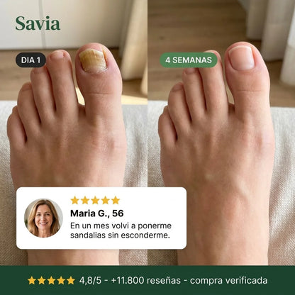 Reseña real de Savia, uñas más sanas